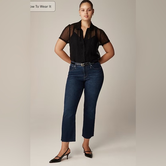 J. Crew Mid-rise kickout jean, 30 - Picture 1 of 7